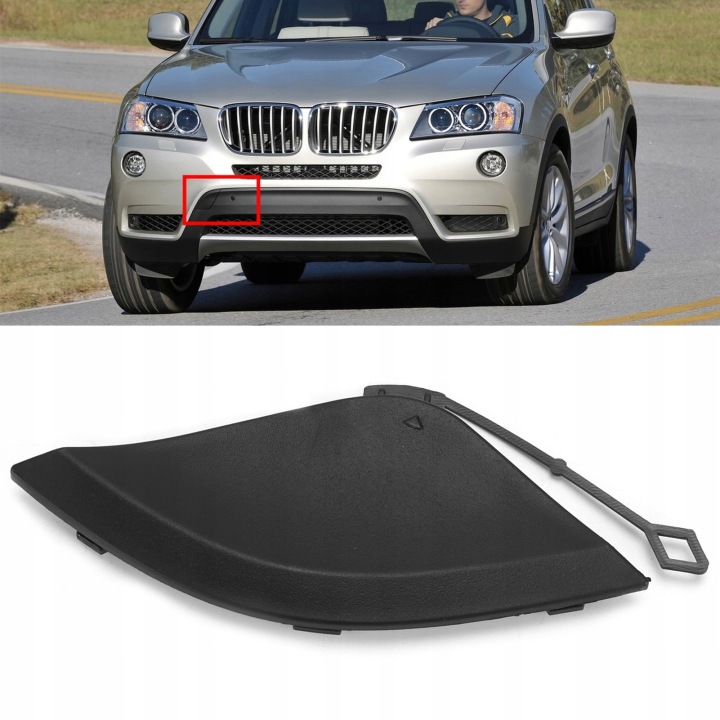 AVANT PARE-CHOCS AUTOMOBILE CAPUCHON CROCHET 51117210474 REMPLACEMENT POUR X3 HH