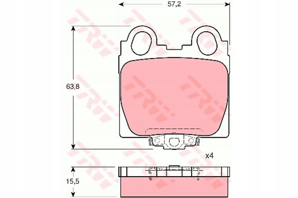 ZAPATAS HAM. LEXUS T. GS- IS 97- 05 Z SENSOR 