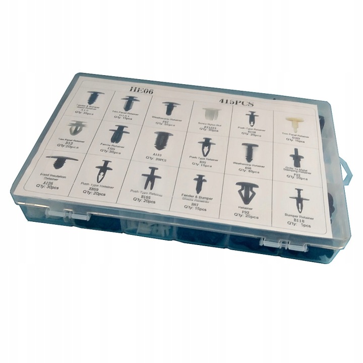 KIT AGRAFE KLIPSOW KOLKOW 415 PCS UNIVERSEL