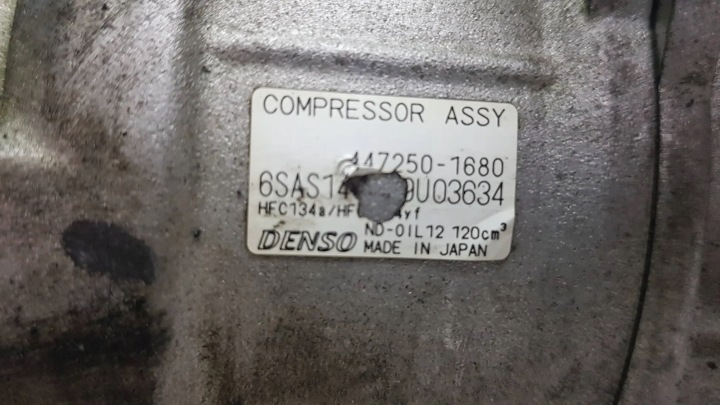 COMPRESSEUR DE CLIMATISATION 447250-1680 MERCEDES W176 W246 W117 1.5 CDI
