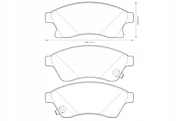 DISQUES PLAQUETTES AVANT JURID OPEL ASTRA J