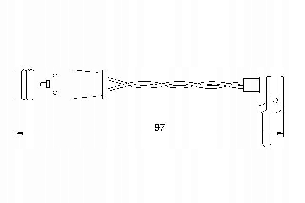 SENSOR DESGASTE ZAPATAS DE FRENADO MERCEDES SL 350 500 63 