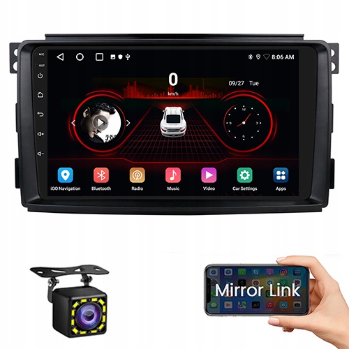 SMART FORTWO 2005-2010 RADIO NAVEGACIÓN GPS ANDROID 