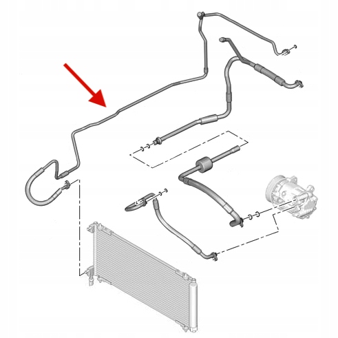 OE PSA FIL CLIMATISATION CITROEN C5,C6/ PEUGEOT 407