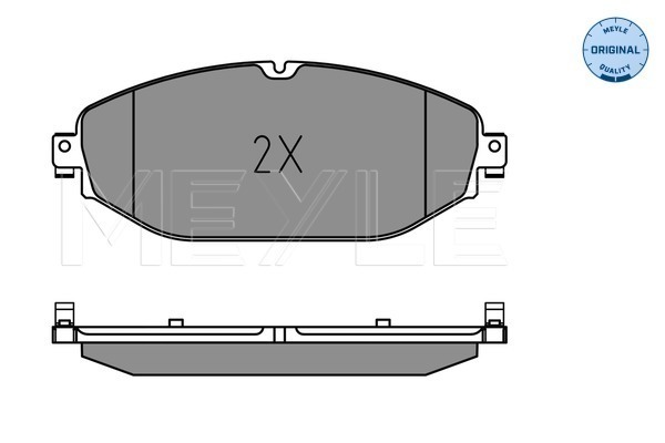 ZAPATAS DE FRENADO DB P. W205 2,2 BLUETEC 14- 0252207619 MEYLE 