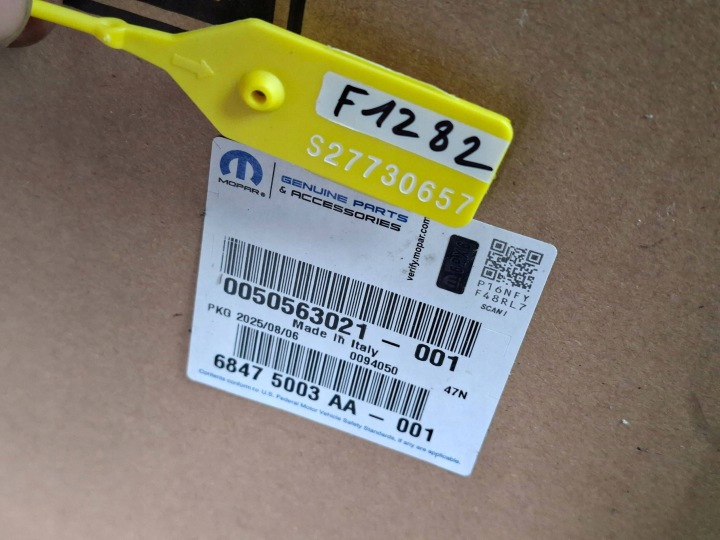 DOUBLURE PARE-CHOCS ARRIÈRE ALFA ROMEO STELVIO 16- NEUF OEM 50559833