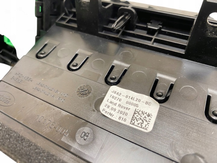 LAND ROVER RANGE ROVER VELAR BUSES GRILLES CONDUIT D'AIR TABLEAU DE BORD INSTRUMENTATION