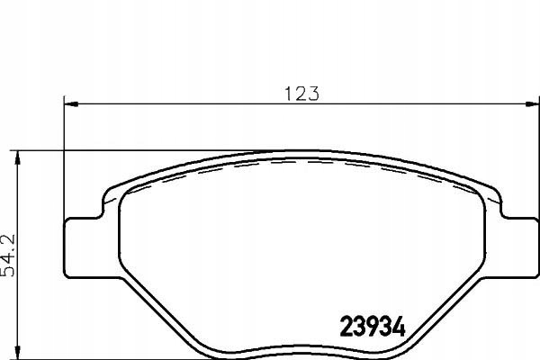 SABOTS DE FREIN DE FREIN RENAULT AVANT MEGANE 02- 1,4 SANS photo 2 - milautoparts-fr.ukrlive.com