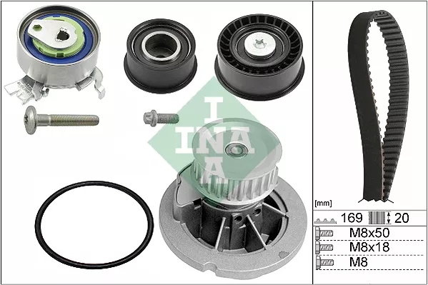 KIT DISTRIBUTION VECTRA 1.6 95- POMPE