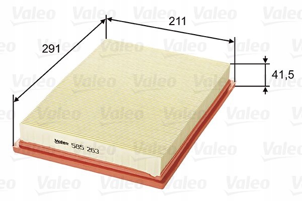 VALEO 585263 FILTRO AIRE 