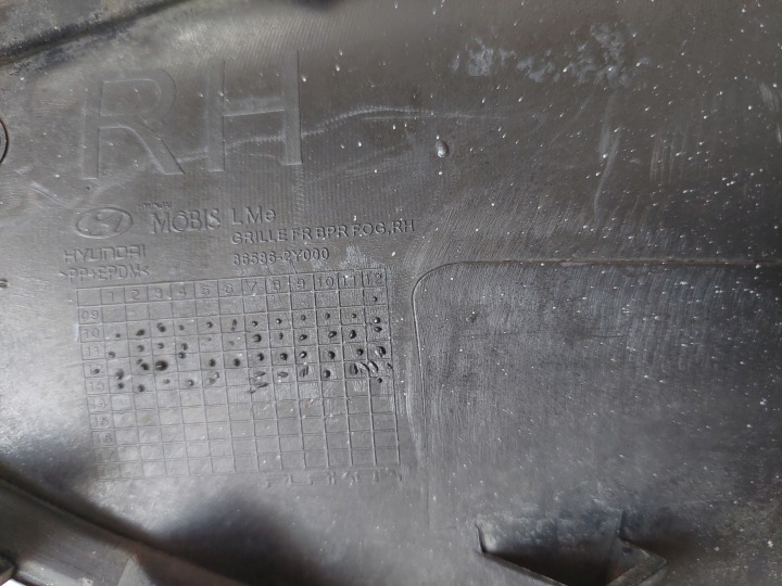 GRILLE PARE-CHOCS DROIT AVANT HYUNDAI IX35