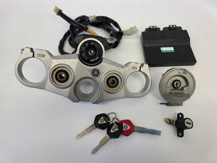 YAMAHA FZ1 1000 RN16 06-15 CONTACTEUR D'ALLUMAGE CLÉ MODULE BOUCHON GOULOTTE DE REMPLISSAGE KIT
