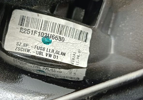 RÉTROVISEUR DROIT PASSAGER VW PHAETON LC7W 16 GOUPILLE