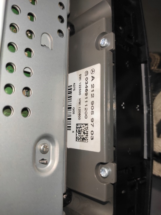 MERCEDES W212 LIFT E-KLASA PANELRADIA NAVIGATION NAVI AUTORADIO ORIGINAL