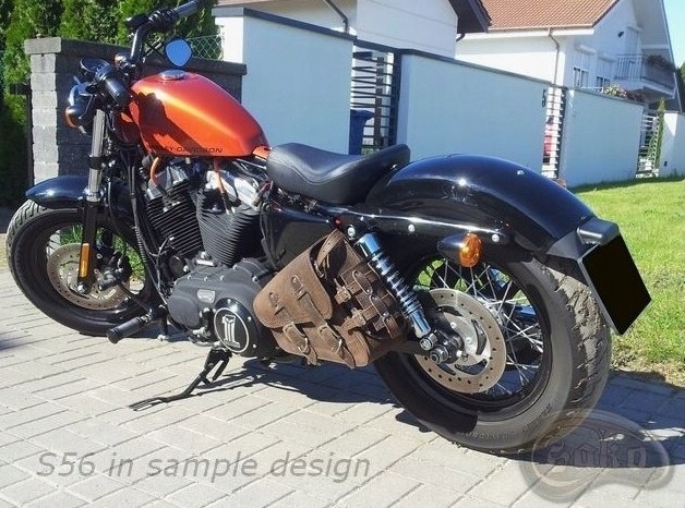 SACOCHES CUIR HARLEY DAVIDSON BASIC SPORTSTER S56