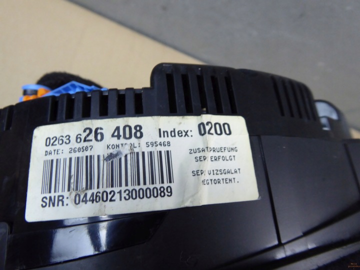 TABLEAU DE BORD COMPTEUR AUDI A4 B7 TDI 0263626408