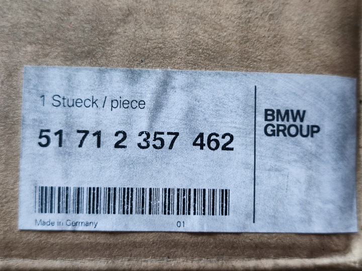 BMW 1 F20 F21 RÉSERVOIR CALANDRE GAUCHE DROITE ORIGINAL NOIRE 7371686 7371687