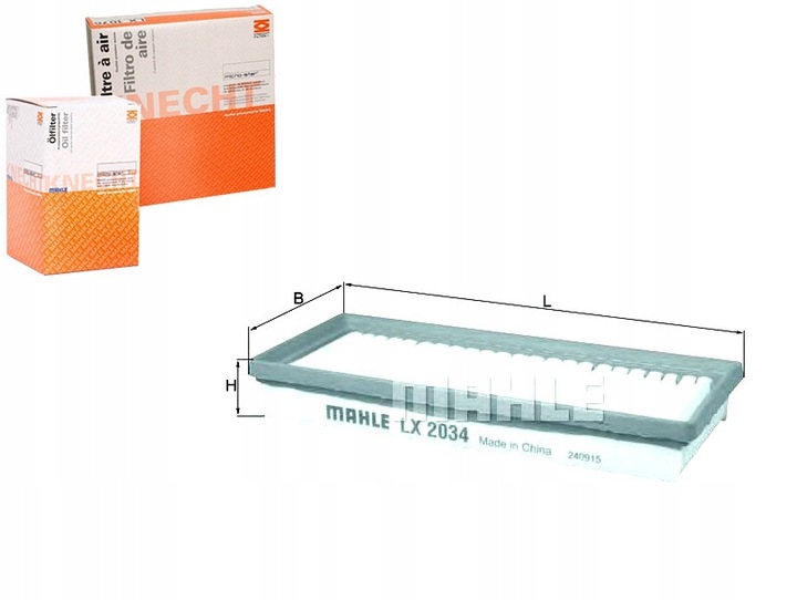 FILTRO AIRE KNECHT LX 2034 LX2034 