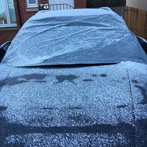 ALFOMBRILLA PROTECCIÓN FORRO AL PARTE DELANTERA VENTANAS AUTO ANTYSZRONOWA PRZECIWSZRONOWA 