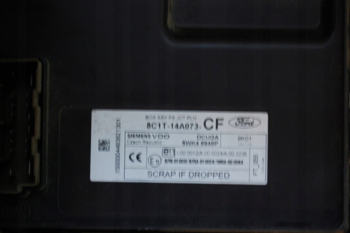 FORD TRANSIT ORDINATEUR KIT DÉMARRAGE 8C11-12A650