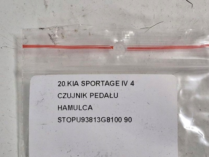 KIA SPORTAGE IV 4 CAPTEUR PÉDALE DE FREIN PIED 93813G8100
