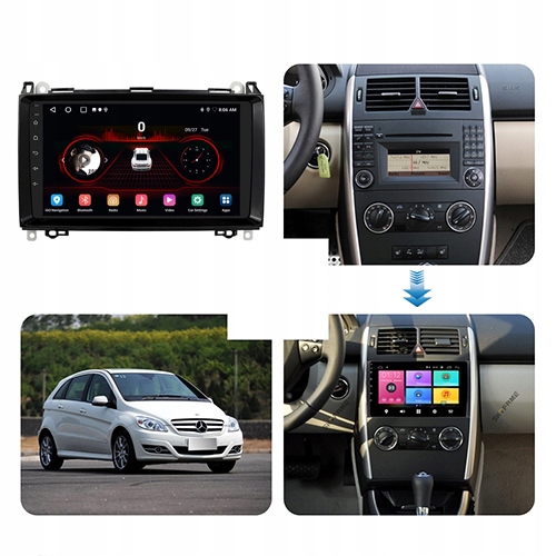 MERCEDES GASOLINA A W169 RADIO ANDROID GPS WIFI 2/32GB 