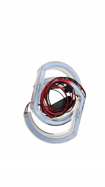CRYSTAL WHITE SEGMENTS BMW E60 E61 E90 E91 105MMX2 131MM 2 PIÈCES BLANC PUISSANT