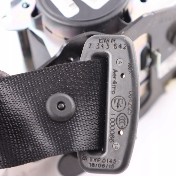 BMW X5 F15 F85 CEINTURE DE SÉCURITÉ DROIT ARRIÈRE M SPORT NOIR 7343642