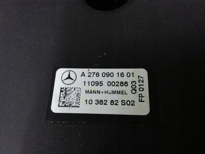 85 MERCEDES W218 CLS 3.5I CHÂSSIS FILTRE AIR FILTRE A2760940004
