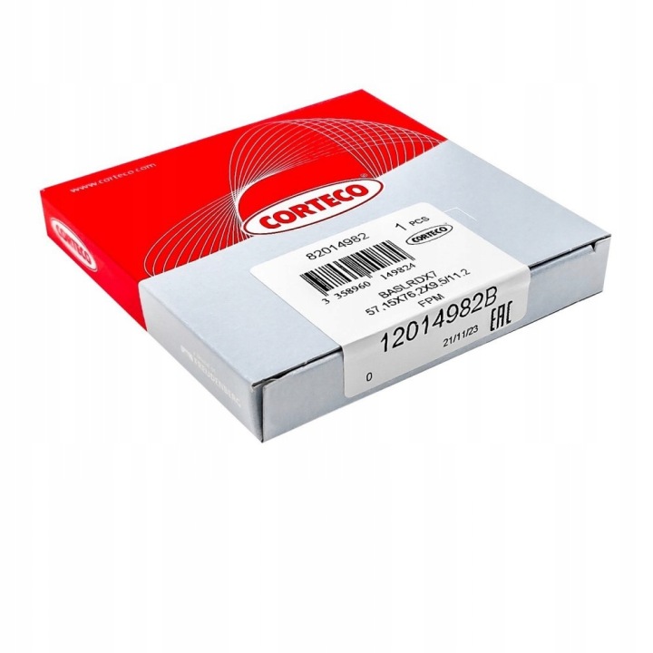 JOINT D'ÉTANCHÉITÉ 57,15X76,2X9,5/11,2 BAVISLRDX7 FPM CORTECO 12014982B