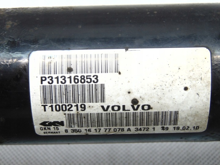 DEMI-ARBRE MENÉE DROITE AVANT AVANT P31316853 VOLVO 2.4D XC60 I 08-13R