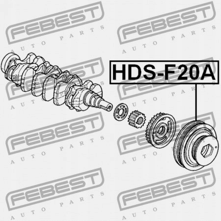 FEBEST HDS-F20A KOLO POULIE VILEBREQUIN