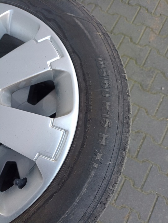 OPEL CORSA MERIVA LLANTAS DE ALUMINIO R.15 NEUMÁTICOS LATO 