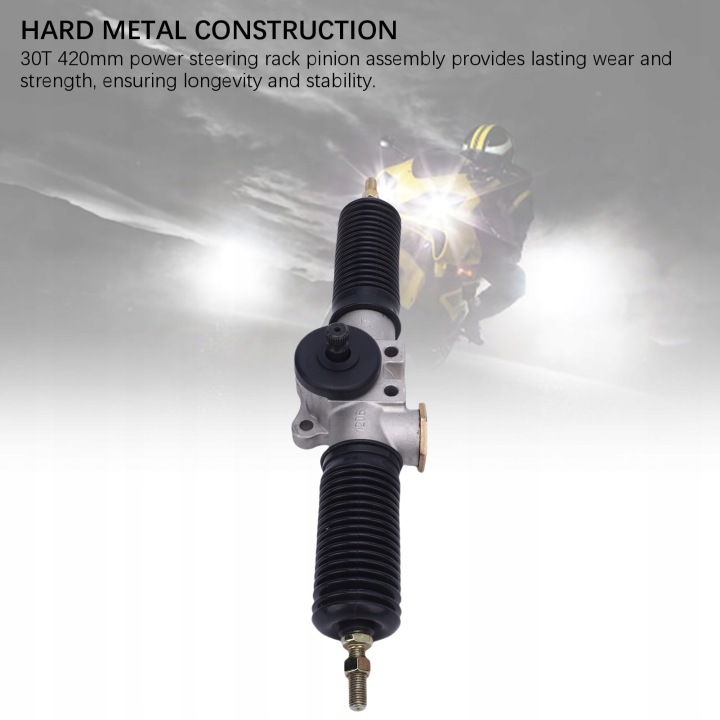 30T 420MM POWER STEERING GEAR RACK PINION ASSY POUR GO KART ATV UTV TRACTEUR