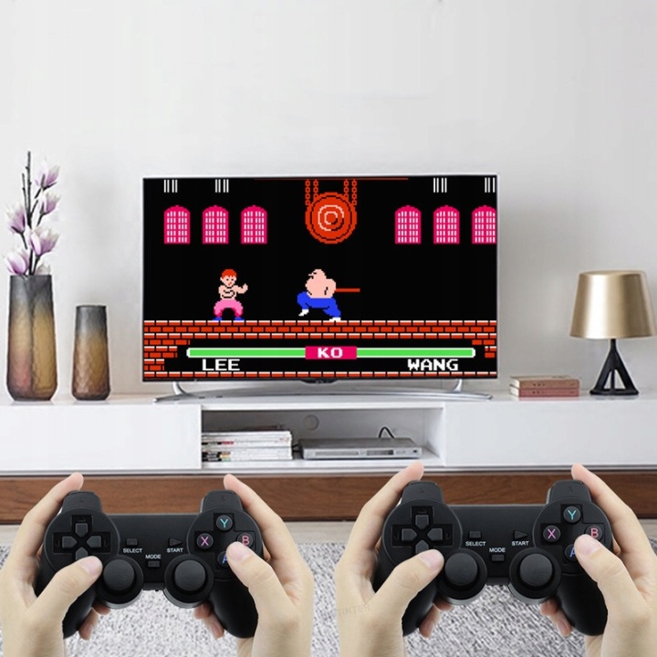 CONSOLE SANS FIL GRA RETRO +2 PLAQUETTES 20000 GIER PREZENTY POUR ENFANTS 64G