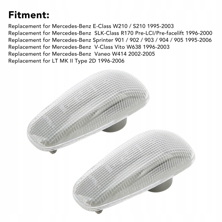 LANTERNE PHARE CONTOUR LATÉRALE LED POUR MERCEDES-BENZ VANEO W414 2002-2005