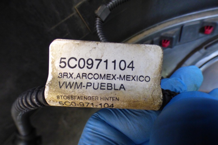 PARE-CHOCS ARRIÈRE 5C6807421 PEINTURE L041 VOLKSWAGEN JETTA 6 VI 5C