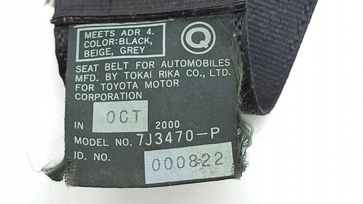 LEXUS LS 430 2004 AVANT CÔTÉ DROITE CEINTURE DE SÉCURITÉ DROIT PASSAGER LIFT