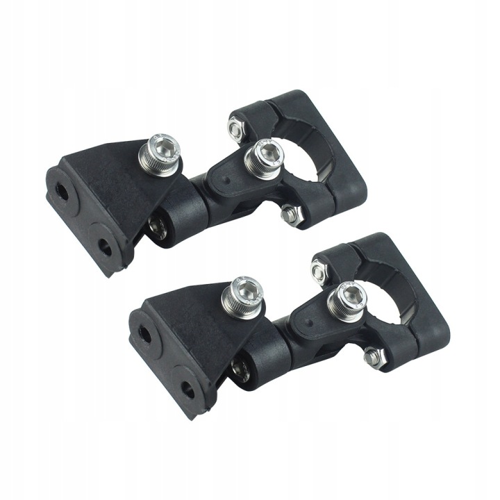 POIGNÉES COLLIERS VERS HALOGÈNE 2 PCS SUR ARCEAU MOTOCYCLETTE 22-28 MM
