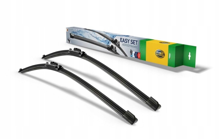 POIGNÉE ESSUIE-GLACES HELLA 9XW 358 164-291 AVANT 600 MM 450MM SETUP6045