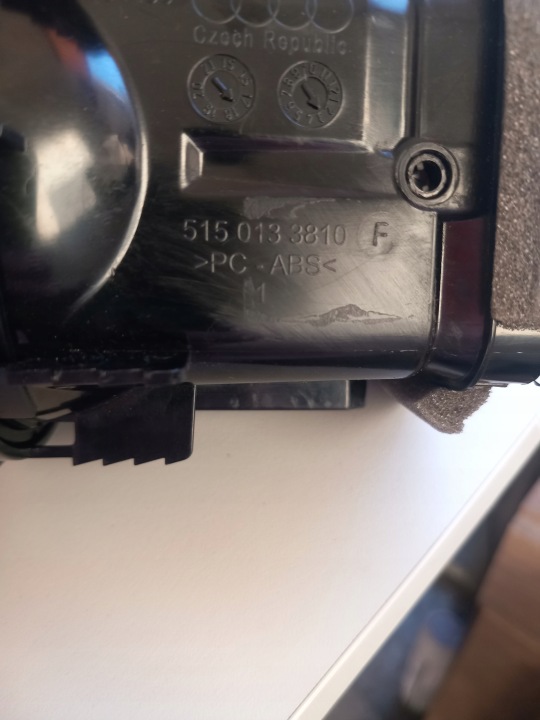 CONDUITES D'AIR TABLEAU DE BORD INSTRUMENTATION AUDI A3 LIMOUSINE (8VS, 8VM) 5150133810F