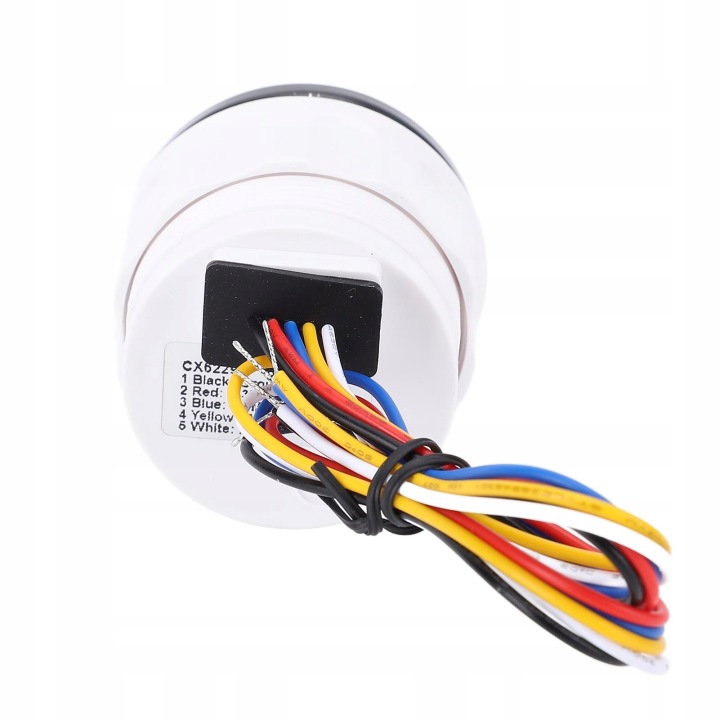 52 MM 7000 RPM TACHOMETR AVEC GODZINNYM MECZEM 7 COULEUR ÉCLAIRAGES DC 9-32V