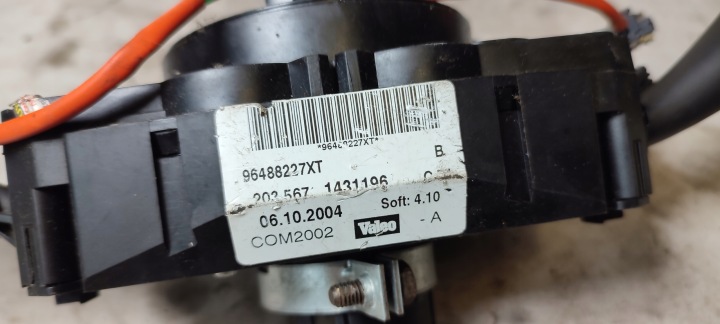 CITROEN C3 04R BANDE AIRBAG CAOUTCHOUC COMMUTATEURS COMBINÉ 96488227XT