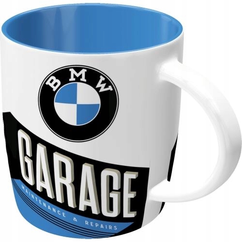 TAZA CERAMICZNY BMW - GARAGE + COLGANTE !!! JUEGO 