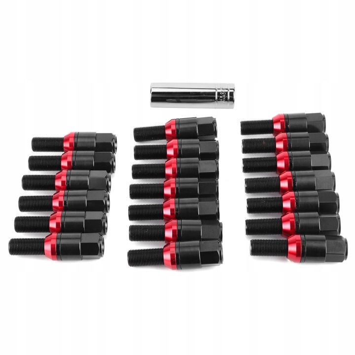 20 PCS BOULONS AVEC EMBOUT STUD SYNTONISEUR STYLE VIS SRUBOWE KO M14X1,25 GWIN