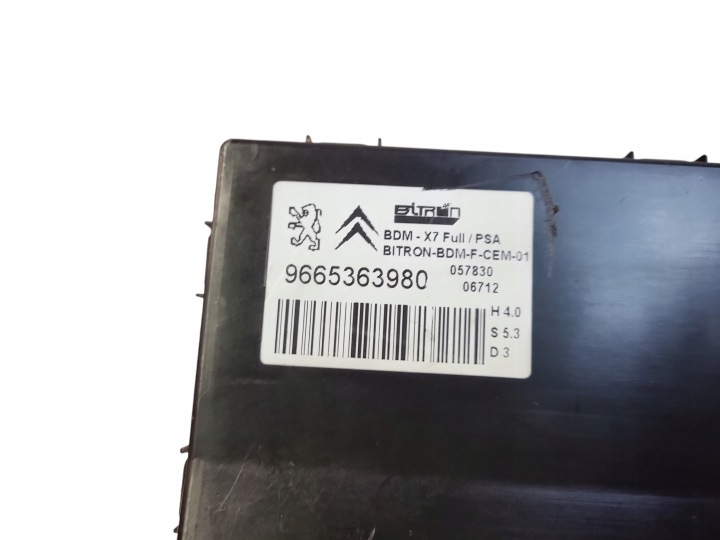 MODULE SIÈGES CITROEN C5 9665363980