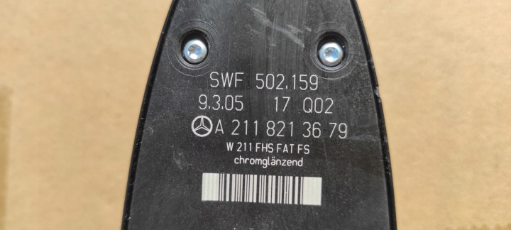 MERCEDES W211 CLS C219 PANNEAU COMMANDE VITRE A2118213679