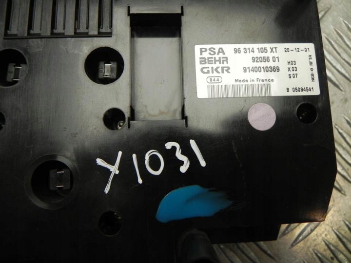 CONTRÔLEUR AUTOMATIQUE CLIMATISATION CITROËN XSARA PICASSO 2002 96314105XT