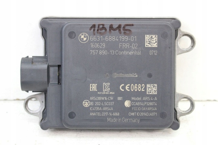BMW 5 G30 CAPTEUR RADAR ACC 6884199 DISTRONIC MODULE CONTRÔLEUR 6877219 663168