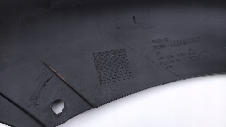 MINI COOPER F56 SPORT MOULURE DOUBLURE PARE-CHOCS INFÉRIEURE DROIT AVANT (TC637)